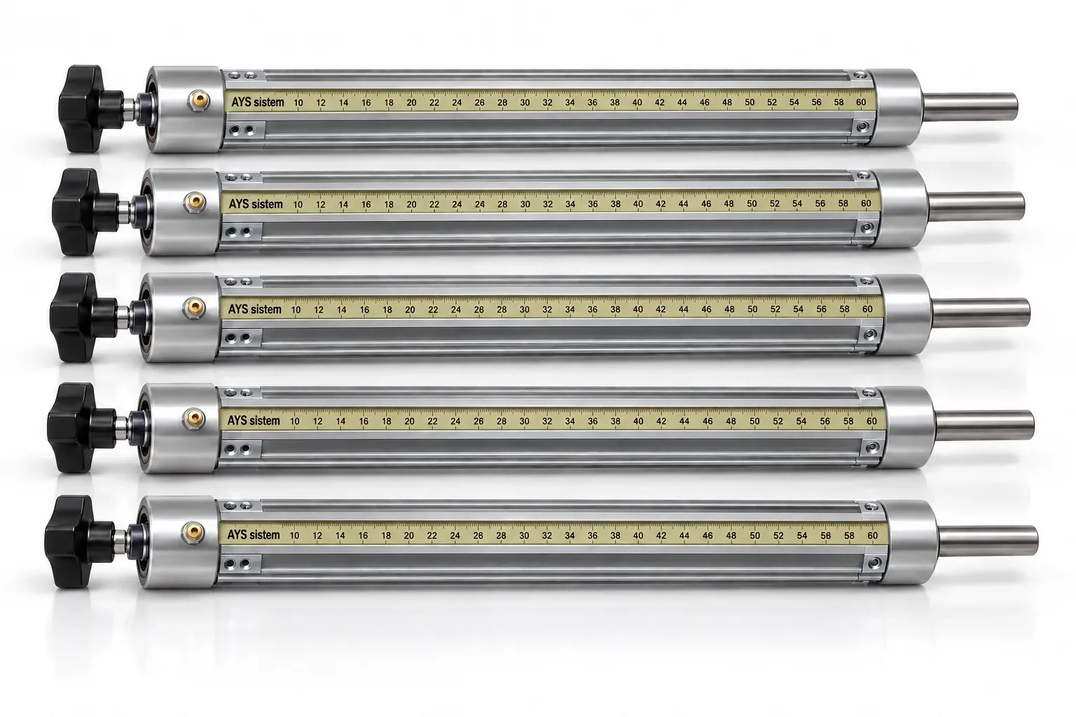 Alüminyum havalı şaft, görünüm 6